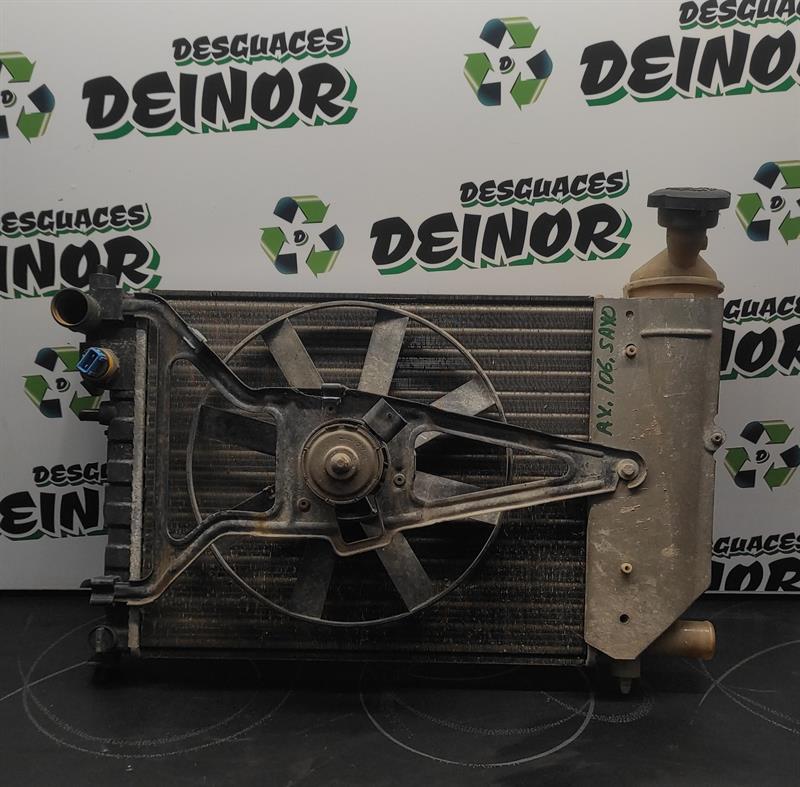 radiador con electroventilador Citroen AX, Peugeot 106, Citroen Saxo