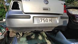 defensa paragolpes trasera Volkswagen Golf IV 2002 1.9TDi 101CV (ref 230003)