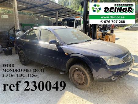 despiece Ford Mondeo Mk3 2001 2.0 16v TDCi 115cv (ref 230049)