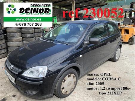 despiece Opel Corsa C 2005 1.2 twinport 80cv (ref 230052)