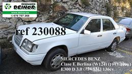 despiece completo Mercedes Benz Clase E Berlina (W124) (1993-1996) E300 D3.0 (124.131) 136cv