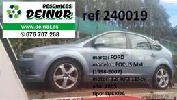 despiece completo Ford Focus MKI año 2005 1.8 TdcI 115cv ref 240019